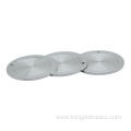Galvanized steel round shape metal stamped plated disk
